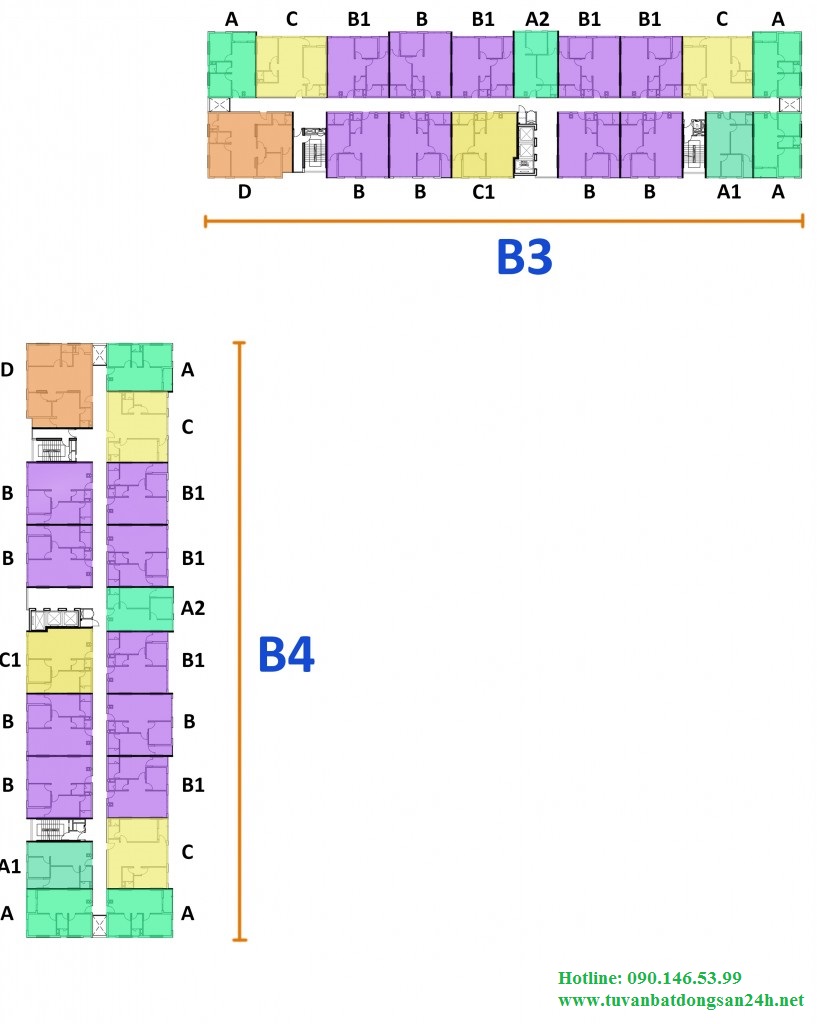 Mặt bằng b3-b4